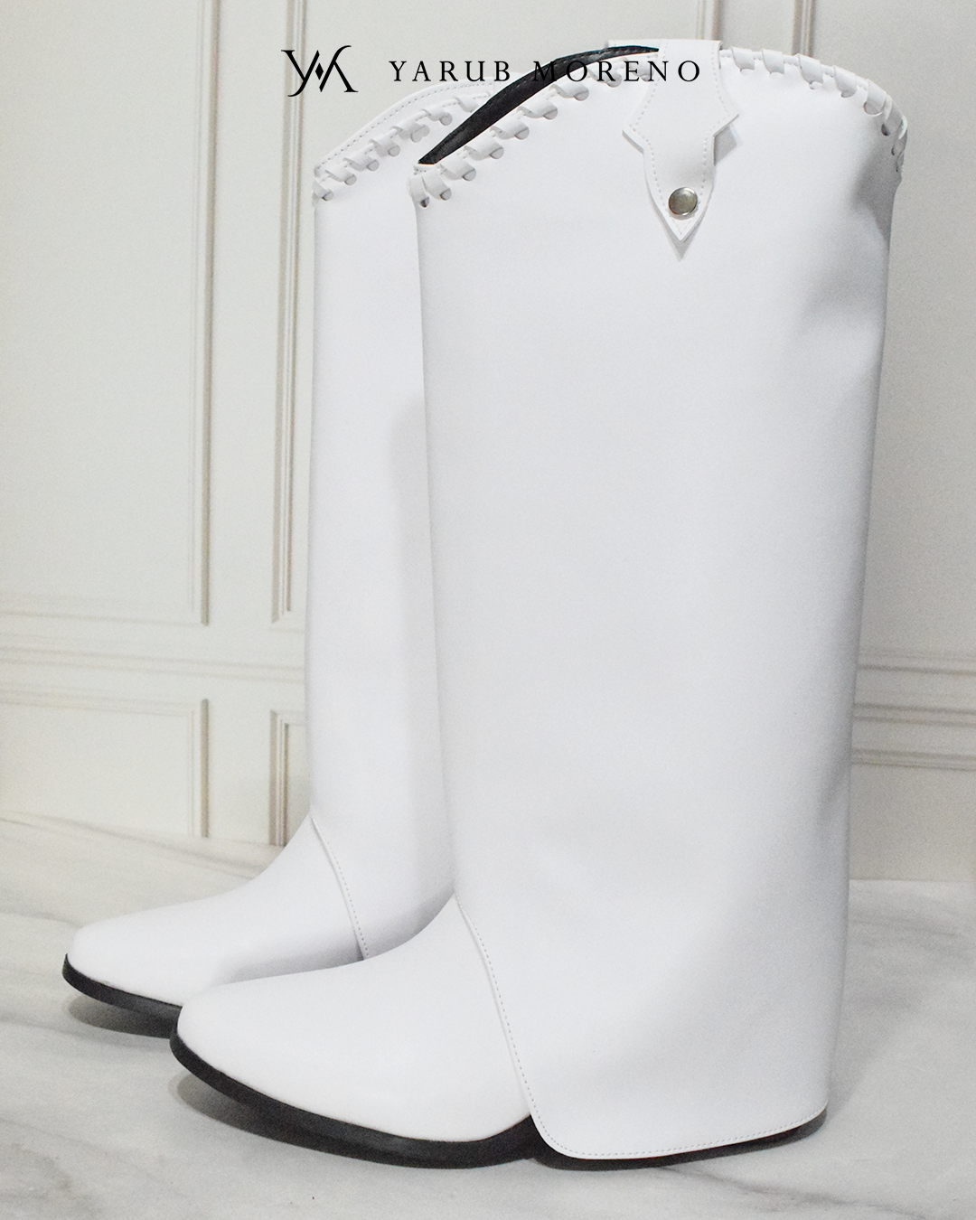 Bota vaquera 2 en 1 para mujer - Jessie white