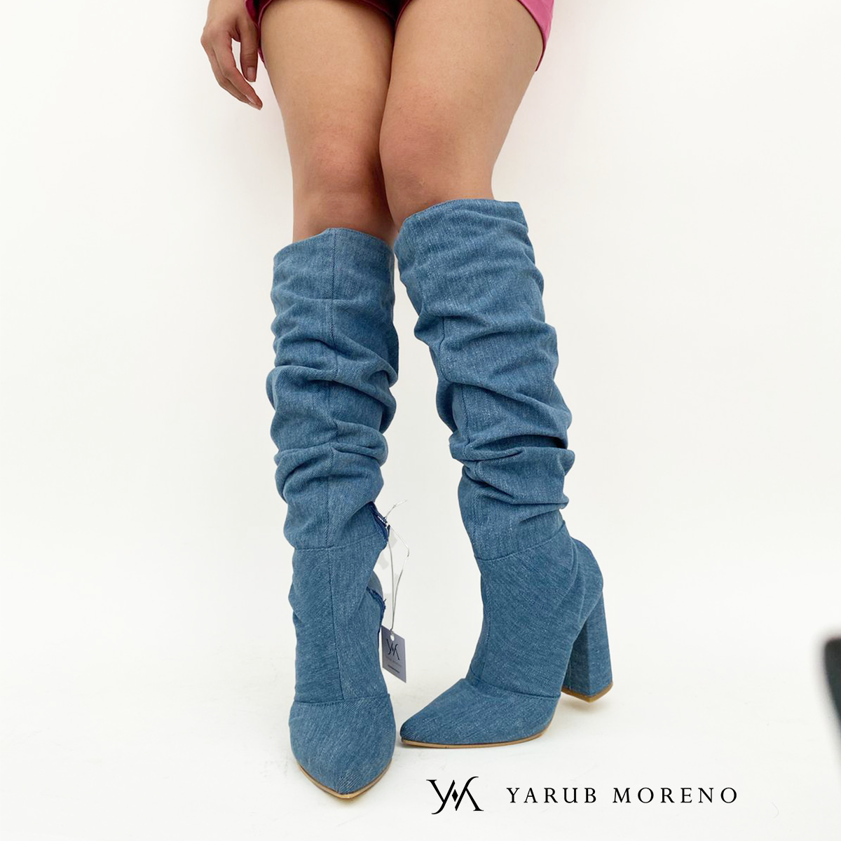 botas de mezclilla para mujer