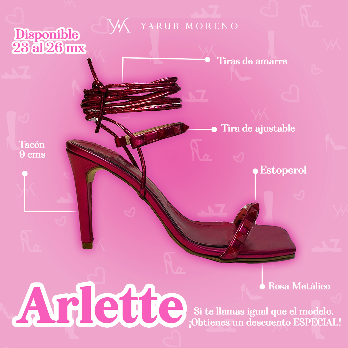 Arlette ROSA METALICO